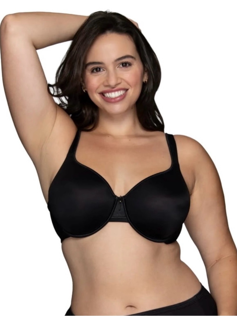 Vanity Fair Lingerie Body Caress Underwire Bra 75335 - Black | 38DD